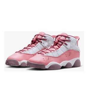 Jordan 6 Rings “Coral Chalk / White / Desert Berry” (GS) Size 4Y